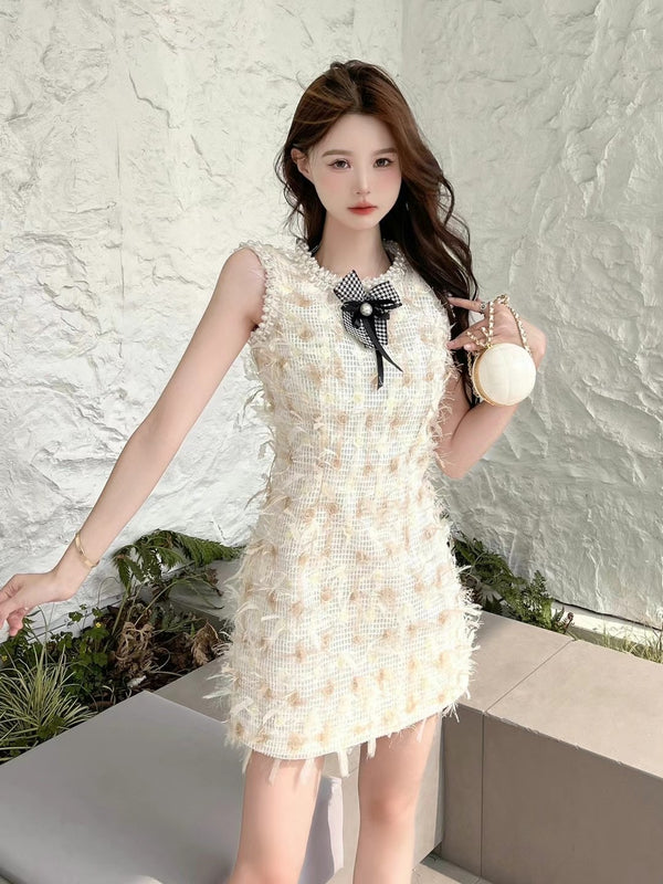 Aimme Sparrow Beige Small Fragrance Dress