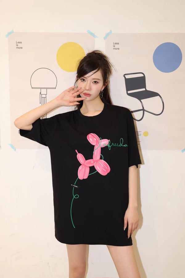 La Freedom Balloon Puppy Loose Tee