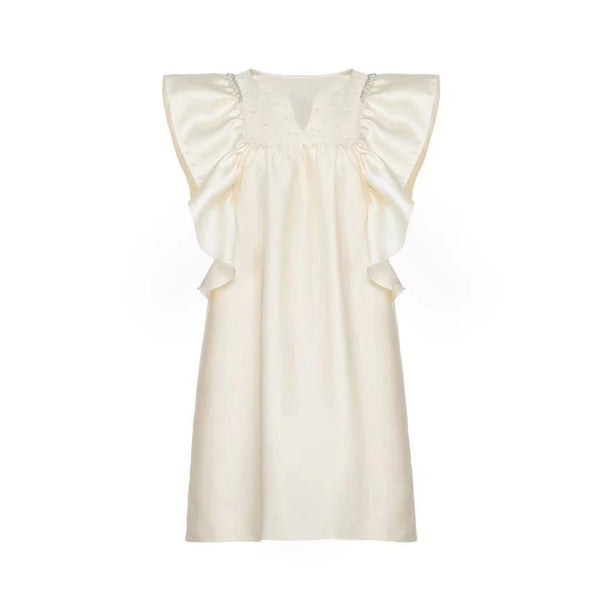 Maite Zamora Ruffled Shift Dress