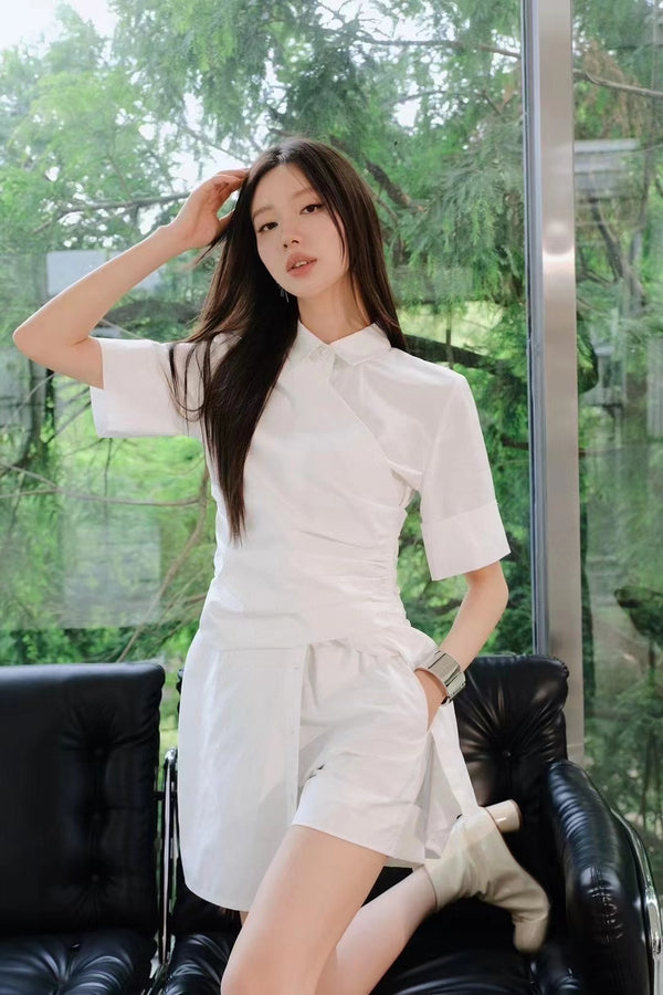 Aimme Sparrow White Shirt And Long Dress