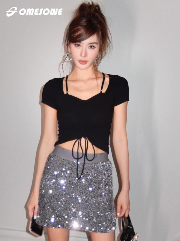 Somesowe Sparkly Skirt